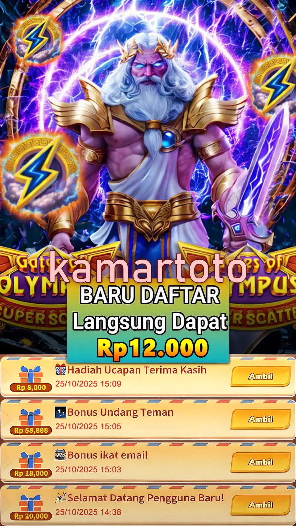 kamartoto Masuk